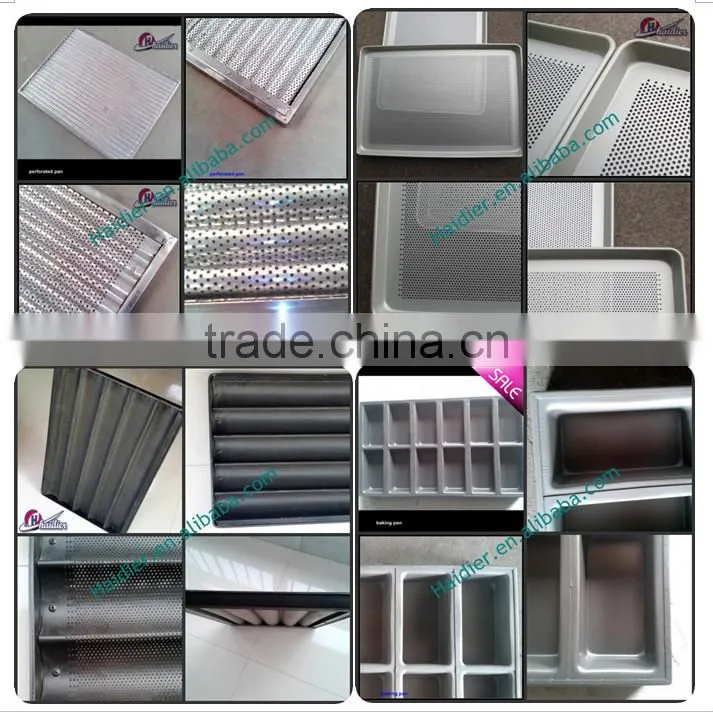 15 Indents teflon coated Hamburger Bun Pan(Non-stick), hamburger baking tray for sale