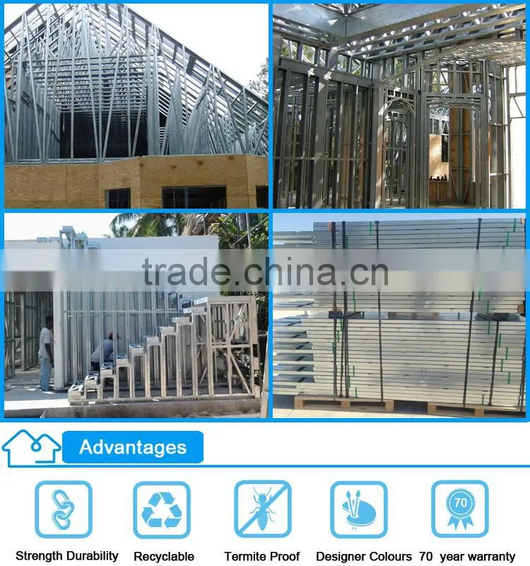 China Manufacture Luxury Design Steel Cheap Prefab Homes