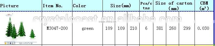 smooth green glass artificial christmas tree,colored glass pieces for crafts