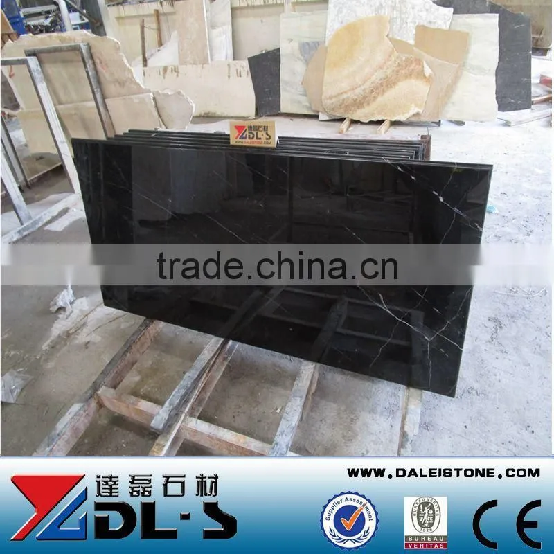 Square Nero marquina marble dining table prices