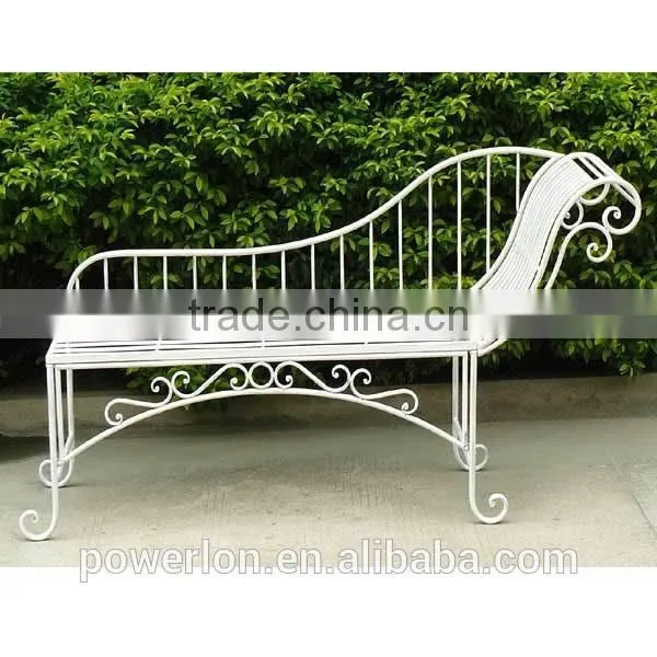 KD shabby chic metal portable lounge chair