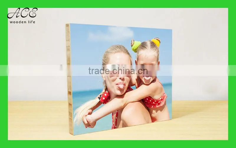 Custom bamboo wall art UV printing on bamboo Bamboo painted