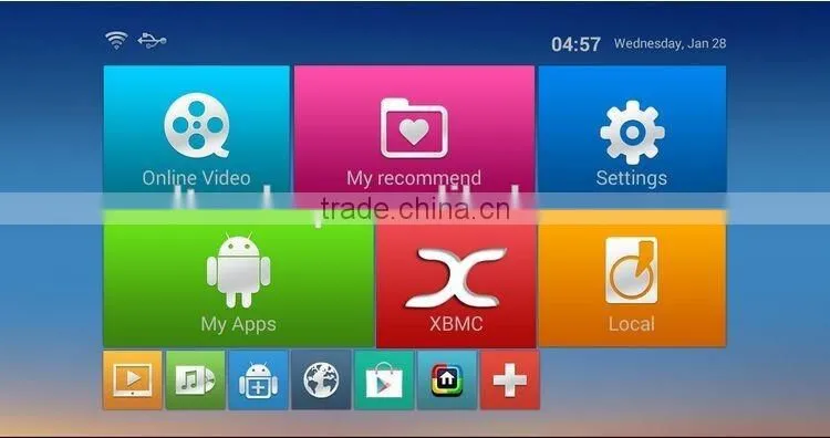 Hot-selling Android DVB-T2 Set Top Box AML 805 Android 4.4 DDRII 1GB 8GB Flash K1 Hybrid Android TV Box Wholesale Price