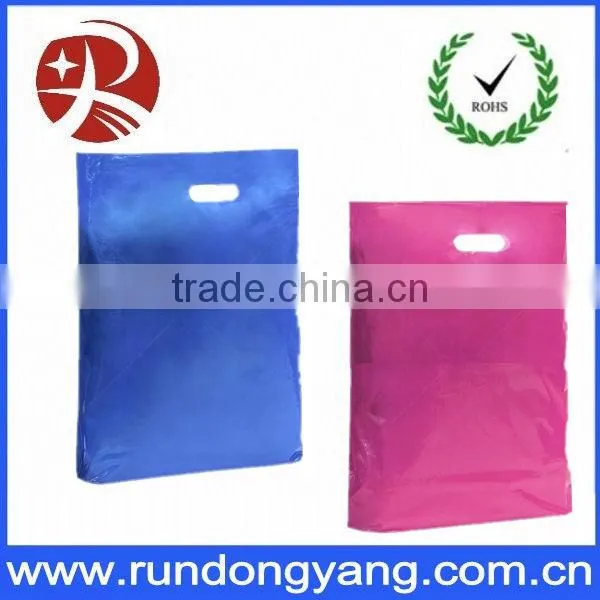 Factory Price Plastic Shopping bag / Die Cut Plastic Bag