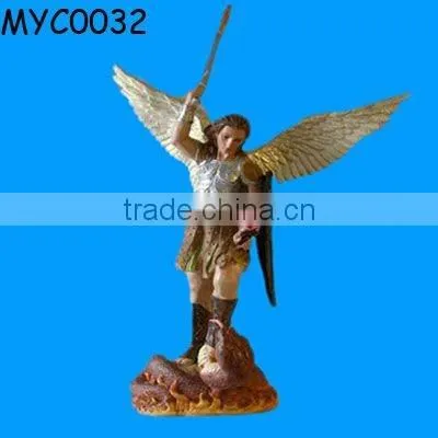 Custom resin dragon statue and sword crafts