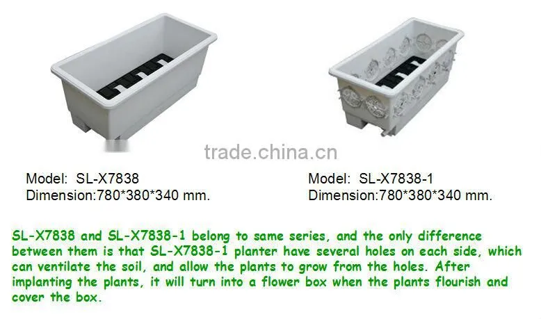 Home decorative window box planter