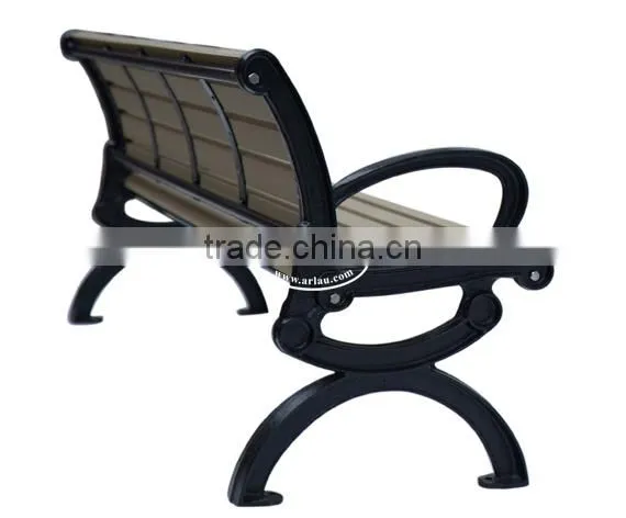 Arlau cast iron and wood garden bench