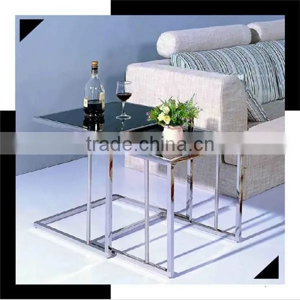 Living room stainless steel center table