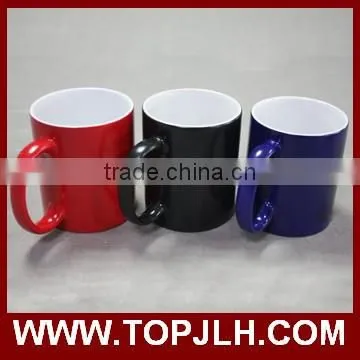 Porcelain full color changing ceramic magic mugs