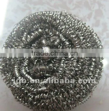 Stainless steel scouring pads for kitchen utensil