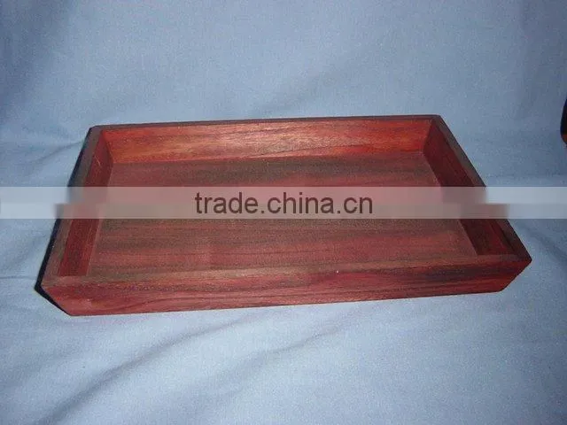 vintage antique wooden serving tray