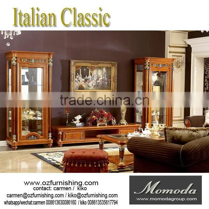YB29 European baroque noble elegant solid wood carved dining chair