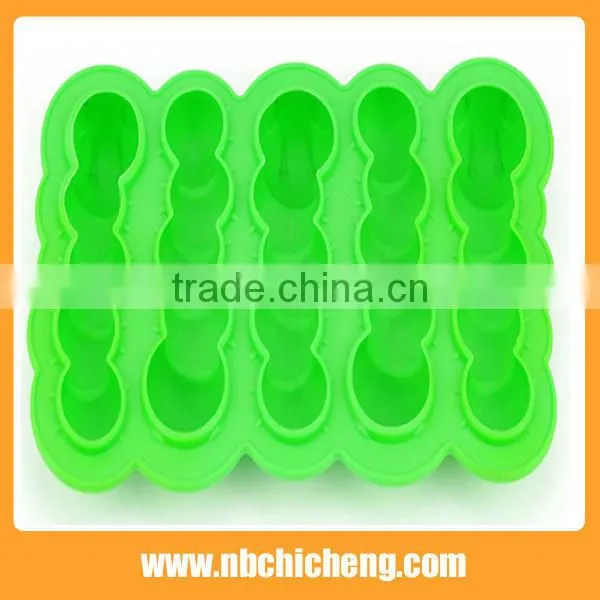 High Quality Cheaper Price Colorful Design Silicone Ice Cube Mould,The Caterpillar, Ice Cube Tray.