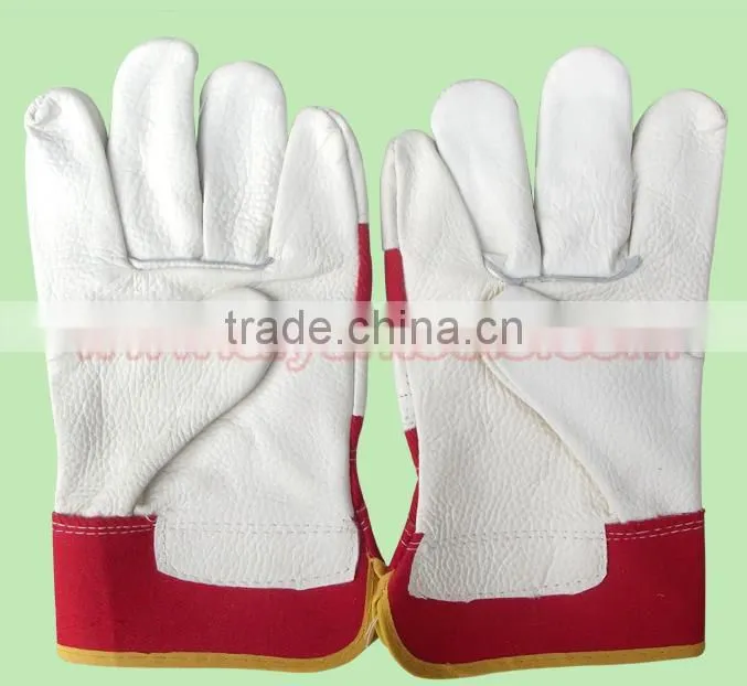 Cow leather gloves Work gloves cow split Working arc-welder's glove