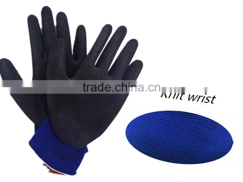 DDSAFETY Green Nylon With Green Latex Gloves