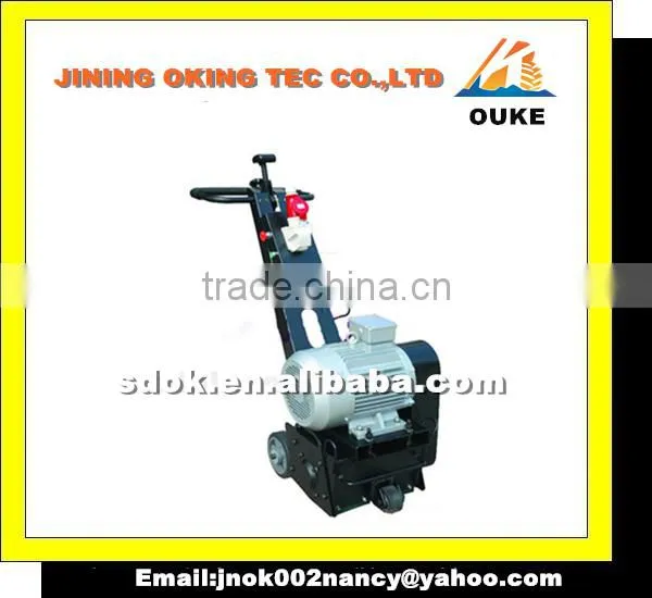 OKX-300E Concrete road planer concrete surface scarifying,Electric motor asphalt floor scarifying machine