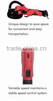 820101unique design floor sander, speed control flexible handle electrical drywall sander