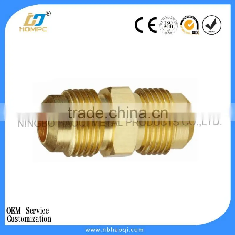 Brass flare fitting