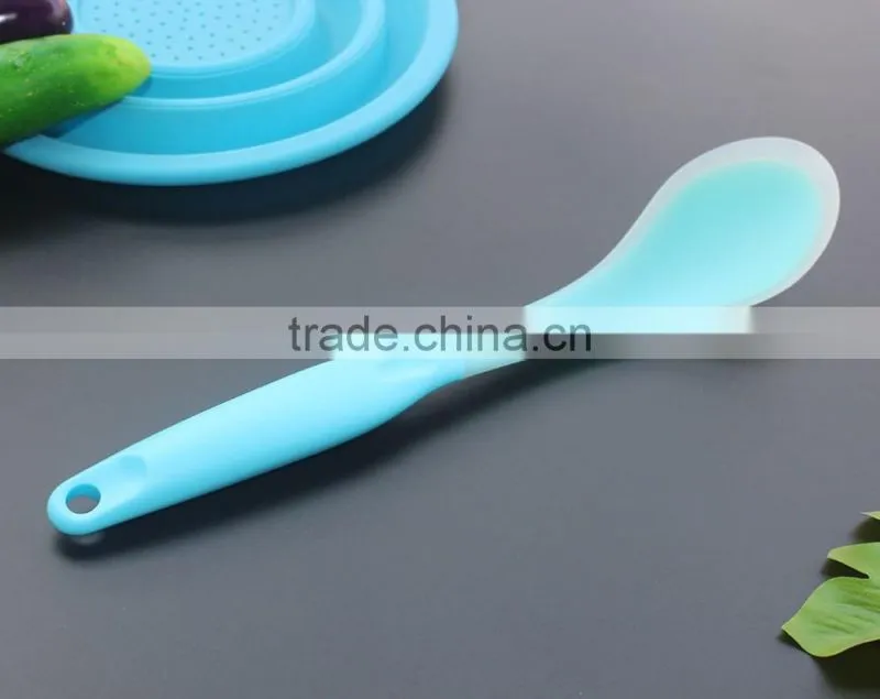 CK-3124 High quality non-stick 6pcs gadget silicone kitchen cooking tools set nylon kitchen utensil set with PP handle