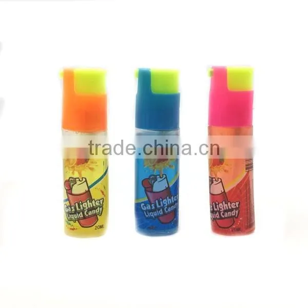 Chinese Cheap Plastic Fruit Sour Cigarette Lighter Spray Liquid candy