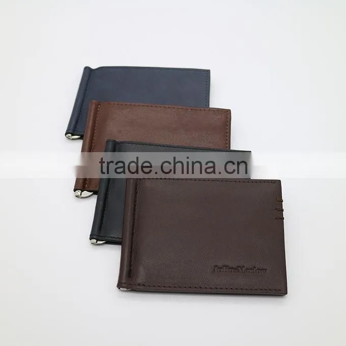 J0730a Genuine Leather Money Clip