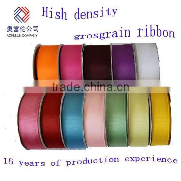 HIsh density grosgrain ribbon