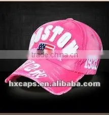 100% cotton custom velco baseball caps