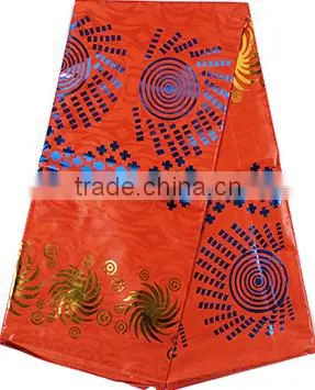 2017 Hot Selling 100% Cotton Fabric Textile Bazin Riche Fabric For Dress