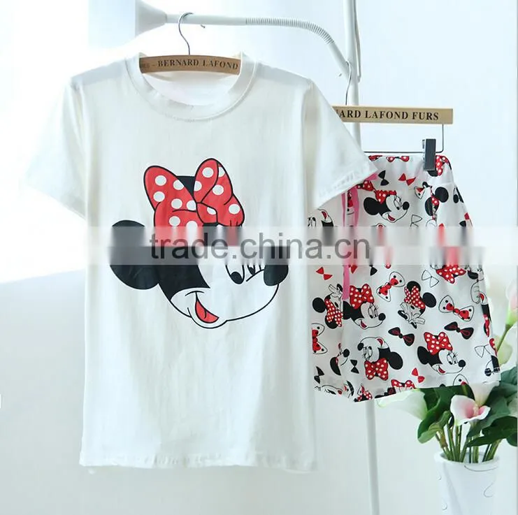 100% Cotton Wholesale Summer adult Pajama Sets