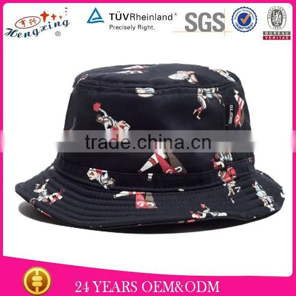 Custom Design Your Own 100% Cotton Fashion Summer Bucket Hats Cap
