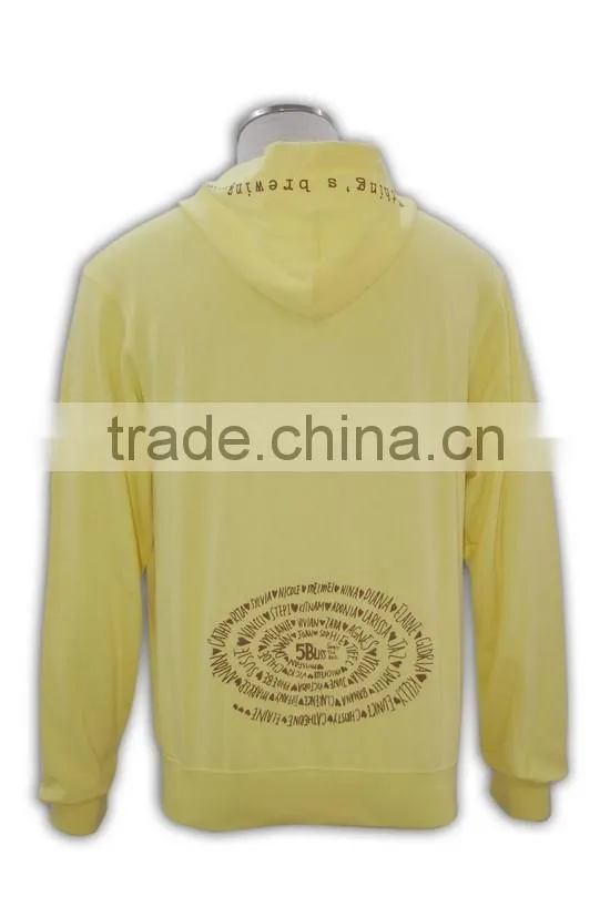 Hot sell good quality wholesale promotional cute bright colored thin hoodie