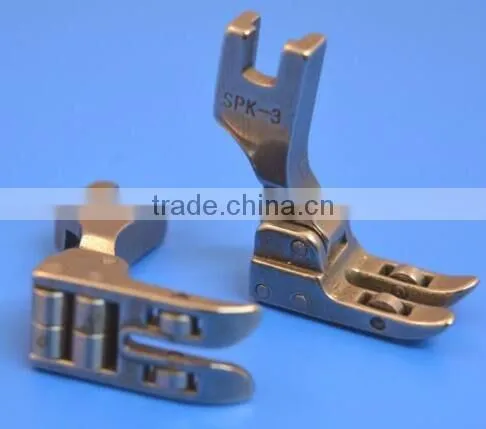 INDUSTRIAL SEWING MACHINE ROLLER FOOT High Shank PVC Leather For Singer Juki SPK-3 presser foot
