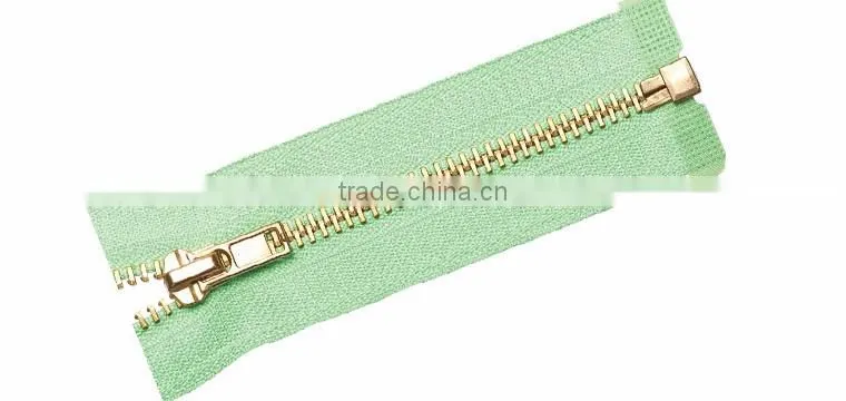 #4 O/E Brass Metal Zippers