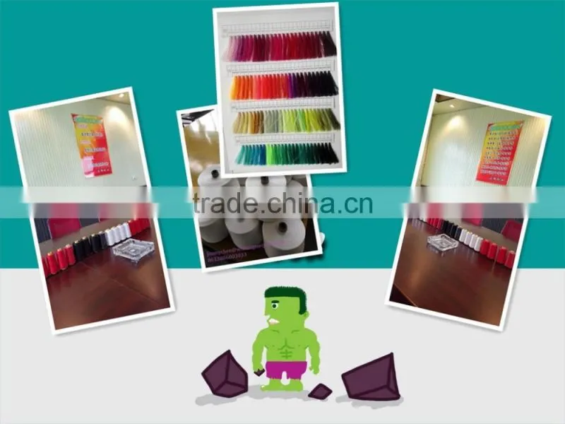 polyester staple fiber yarn 20/3 3000m sewing thread