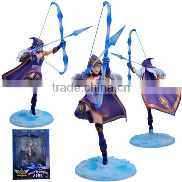 SV-LOL019 Hot selling game toys League of Legends The Go girl Jinx action figure LOL PVC doll Statues Game Toys