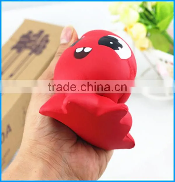 America hot selling kawaii slow rising squishy octopus toys for stress release