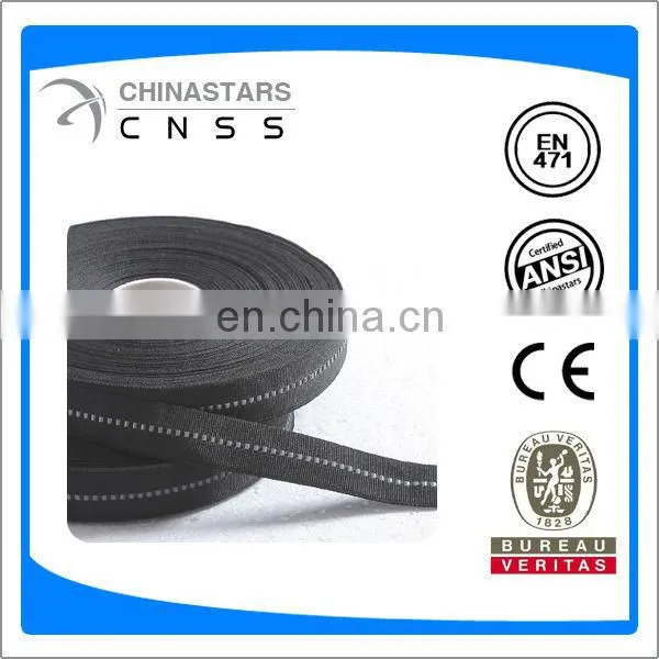 colored high visibility reflective webbing tape for garment