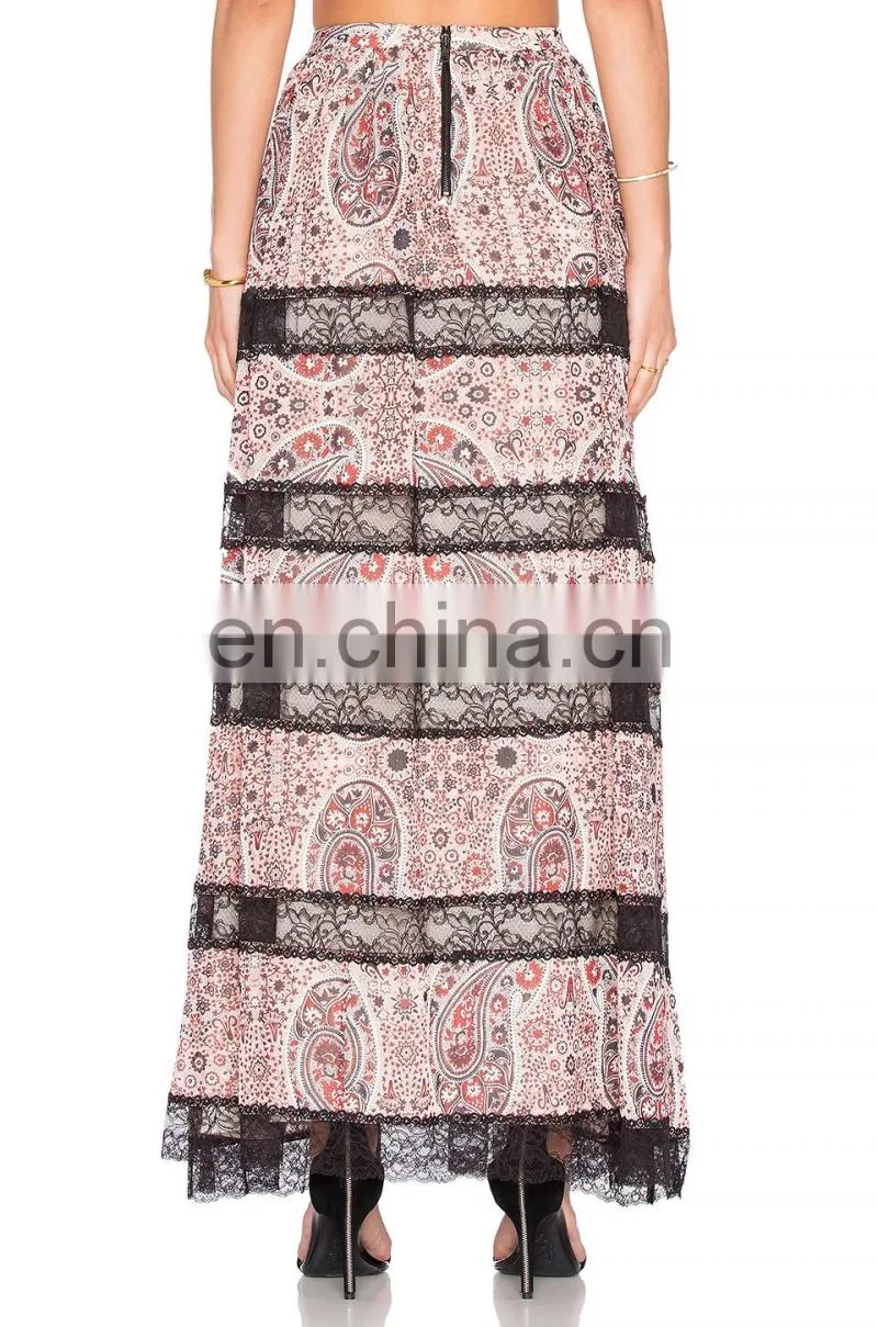 Latest women long skirt design