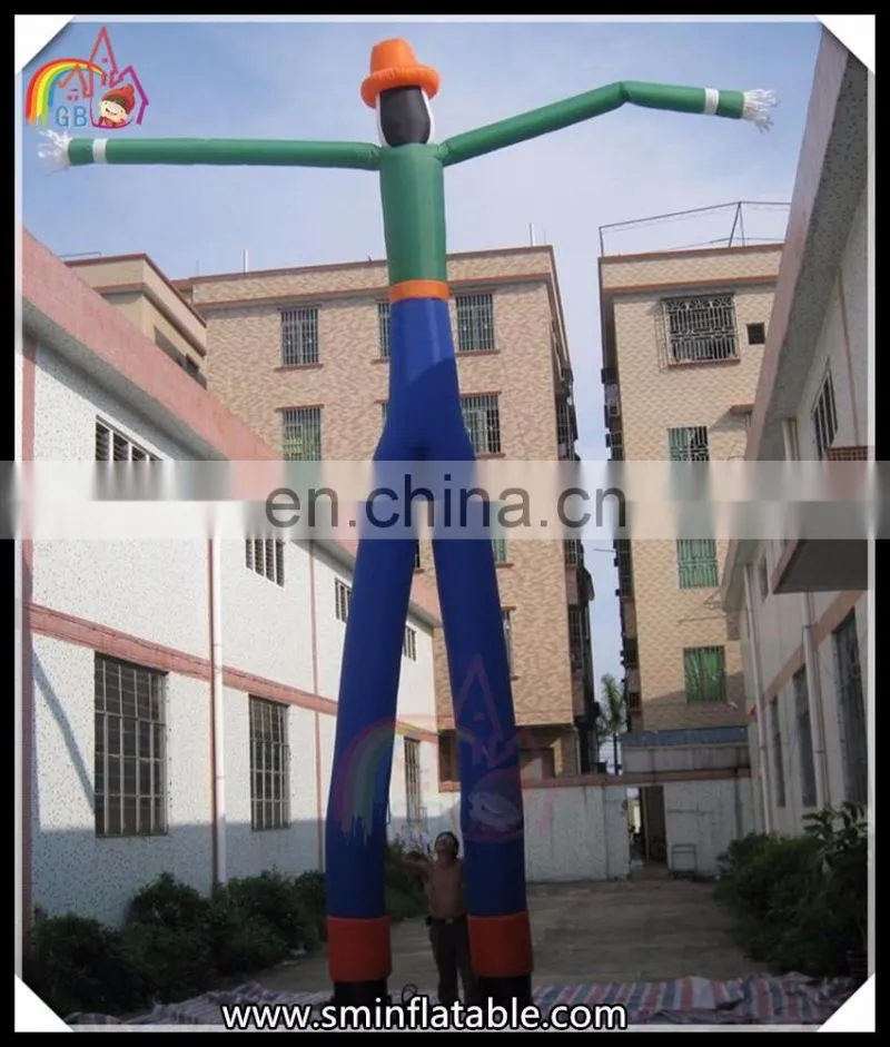 Inflatable sky dancer, inflatable snow man dancer for show