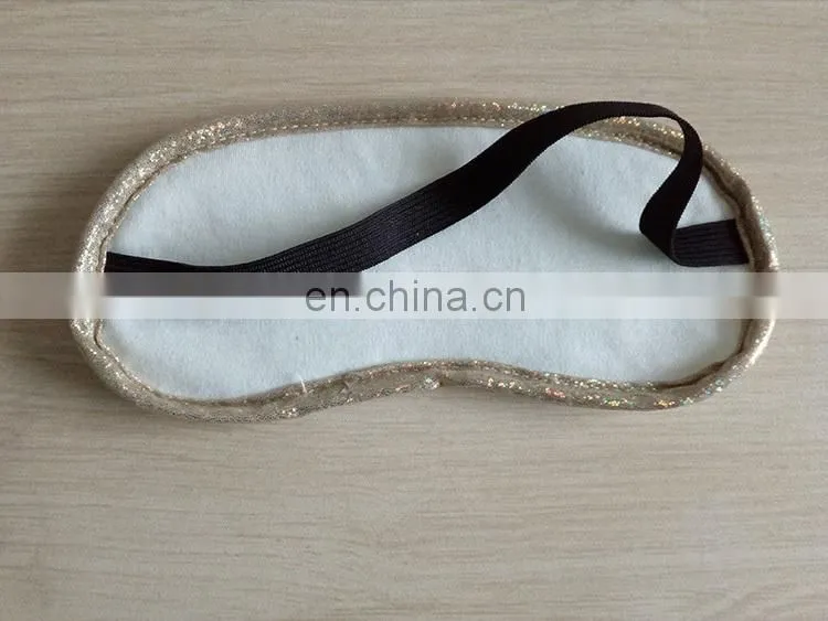 Professional Customized Sequin Decoration Soft Plush Eye Msk