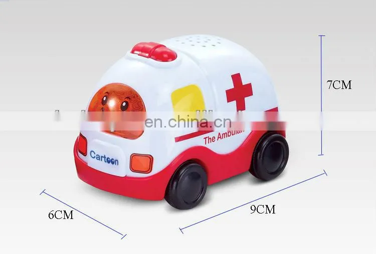 6 pcs newest kids cartoon plastic toy wind up car
