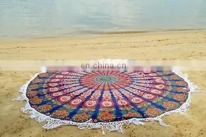 Hippie Round Mandala Tapestry Wall Hanging Indian Beach Throw Towel Yoga Mat
