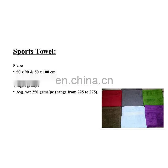 Factory Price White Cotton Terry Bath Towels