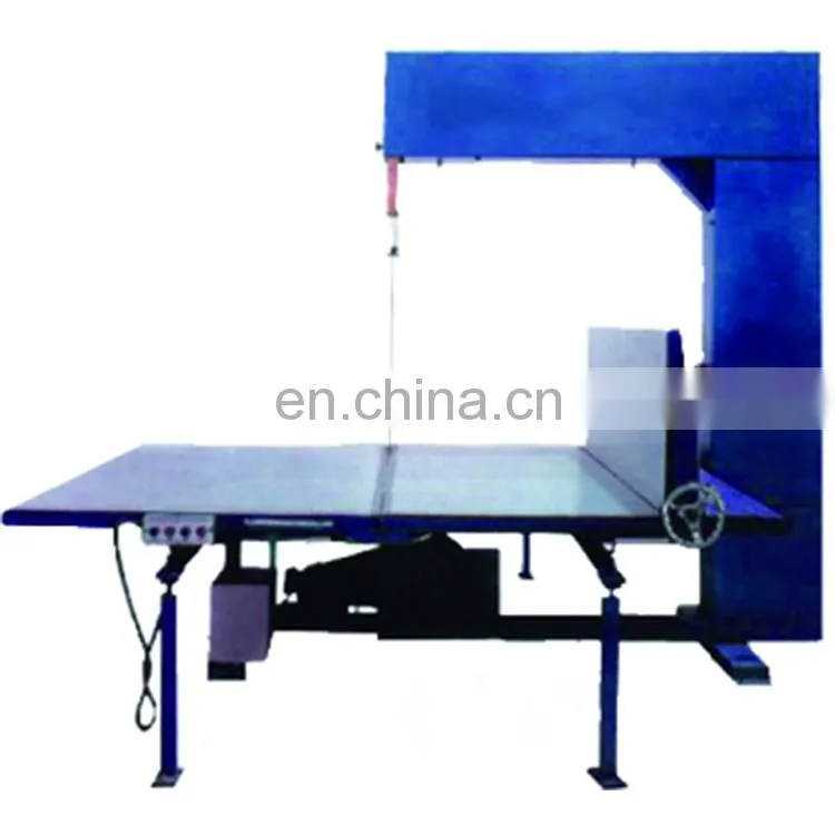 2018 Hot Sale China Small Size Foam Upright Cutting Machine Series Sponge Vertical Slicing for Textile Factory