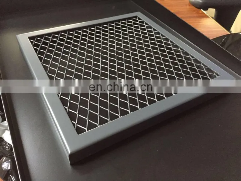 Aluminum Expanded Metal Mesh Building Facade Decorative