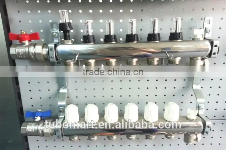 underfloor heating manifold floor heating system stainless steel manifolds