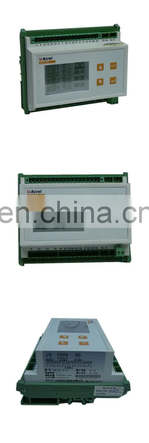 Acrel Three-phase multi-loop monitoring device Kwh meter AMC16B-3E3