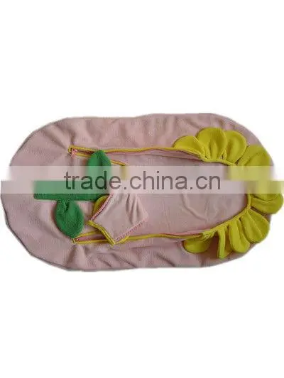 70cm super soft plush pink baby towel