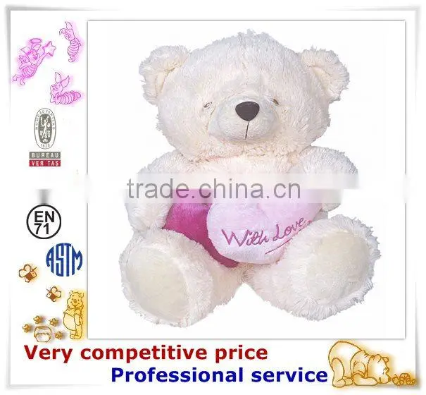 OEM Stuffed Toy,Custom Plush Toys, stuffed teddy bear with heart toys