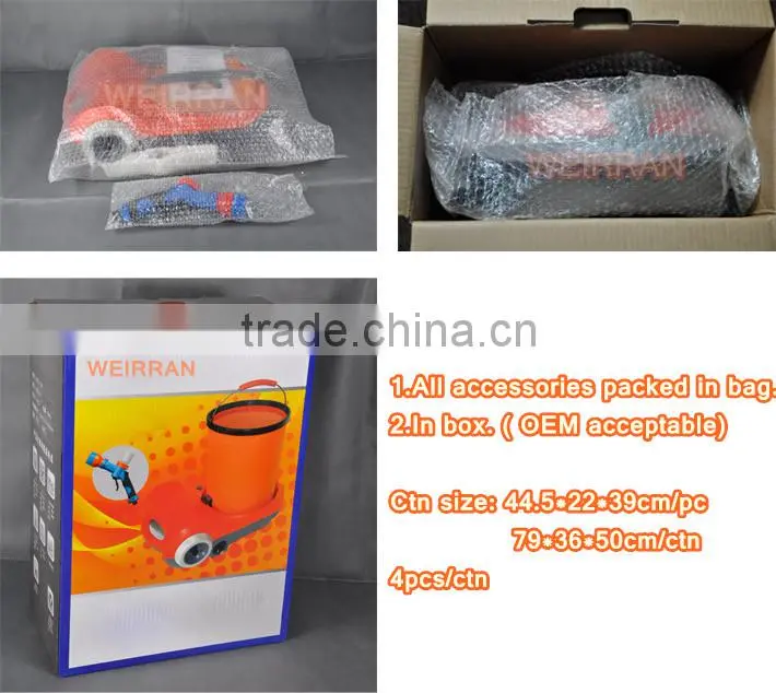 (84773) 15L portable car washing, car battery operated folding car washer
